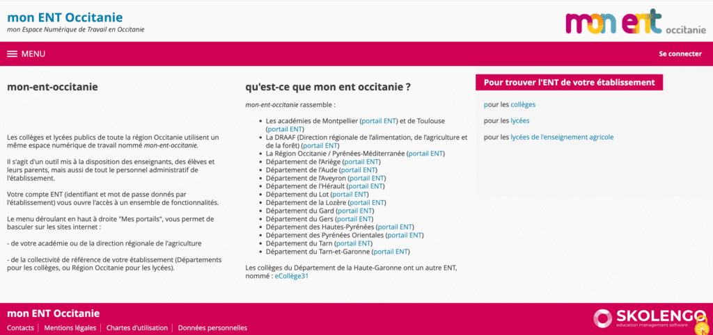 mon ent occitanie connexion